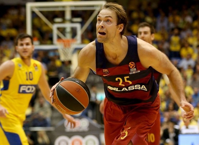 Petteri Koponen en el Maccabi - Barcelona