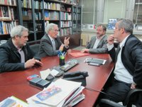 CiU y ERC se emplazan a seguir conversando tras su reunión sobre la alternativa a Colau