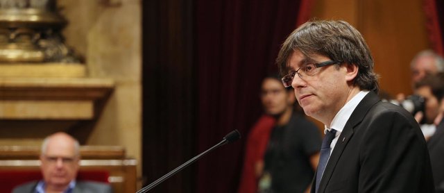 El presidente de la Generalitat, Carles Puigdemont