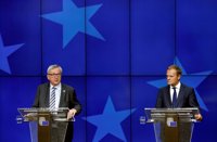 Tusk y Juncker: "Los europeos confían en que EEUU continúe invirtiendo en sus aliados"