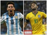 Neymar y Messi chocan camino a Rusia