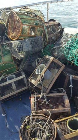 NOTA E FOTOS: OS GARDACOSTAS REQUISAN PRETO DUNHA TONELADA E MEDIA DE PEIXE E MA