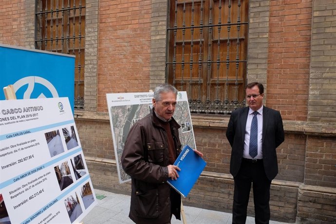Visita a las obras de Carlos Cañal.