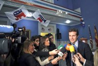 Casado asegura que el PP tiene la "máxima ambición de colaborar" con el Gobierno de Trump para "estrechar lazos"