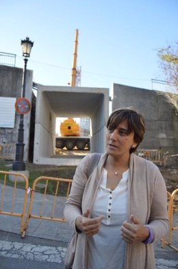 La Concejala De Infraestructuras, Ana Rivas (PSOE), En Las Obras De San Melchor