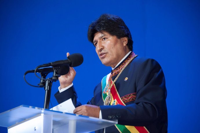 El presidente de Bolivia, Evo Morales