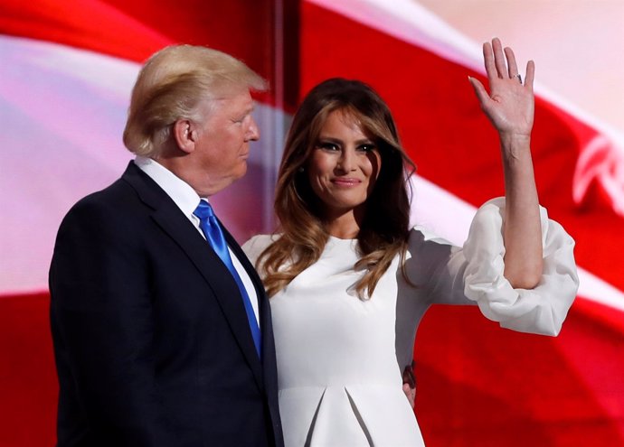 Melania Trump y Donald Trump