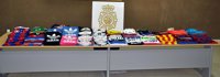 Detenidas 9 personas en el sur de Gran Canaria por la venta de ropa deportiva falsificada