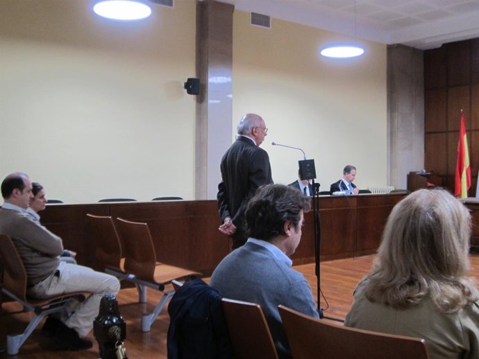 El condenado prestando declaración en el juicio
