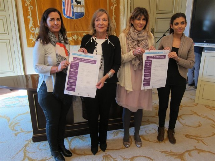 Presentación de la jornada contra la violencia de género en Salamanca.