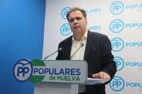 El PP insiste en que Huelva debe volver a tener "dos hospitales completos"