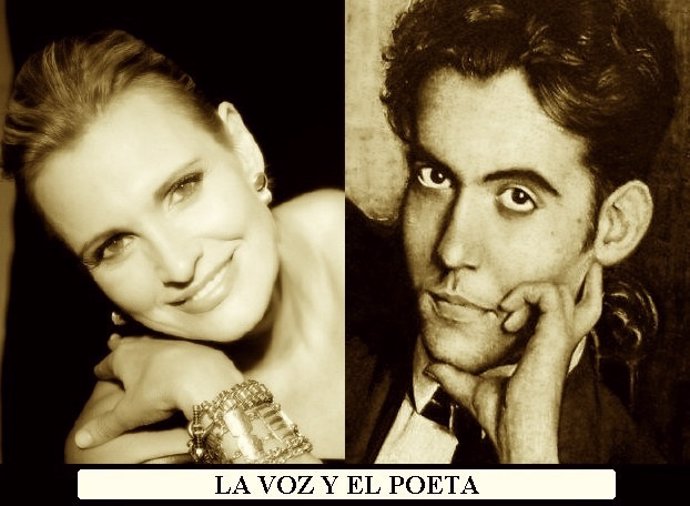 Arteta y Lorca en el cartel del espectáculo 'La voz y el poeta'