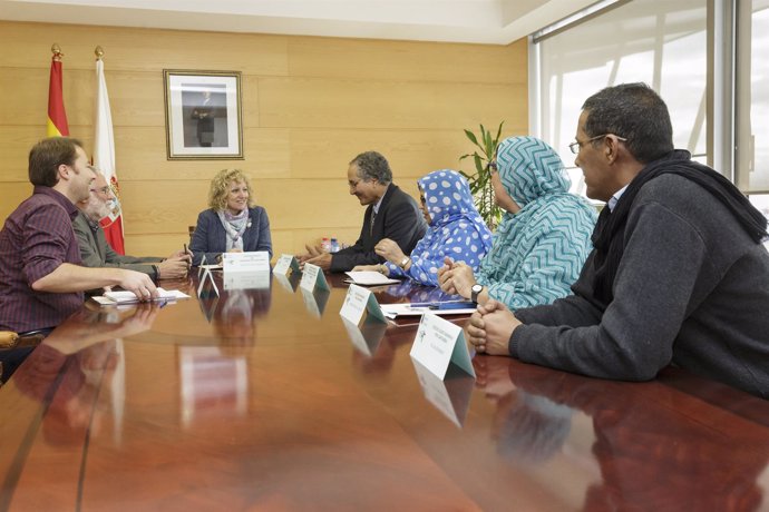 Reunión de delegación saharaui con el Gobierno de Cantabria