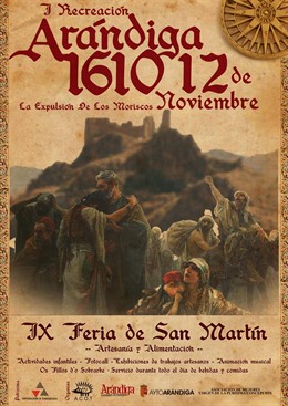 Convocatoria: ARÁNDIGA VOLVERÁ AL SIGLO XVII ESTE SÁBADO