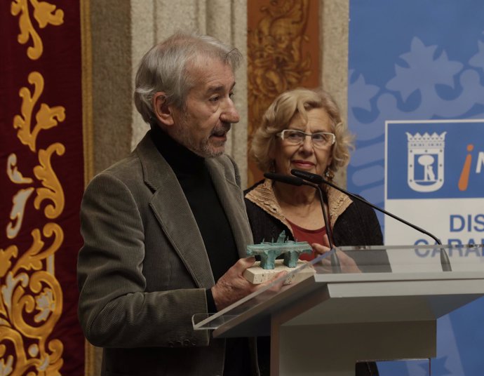 Pepe Sacristán junto a Manuela Carmena