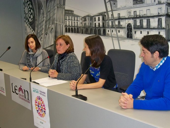 Estela Gallego, Aurora Baza, Rocío García y Enrique Ortega