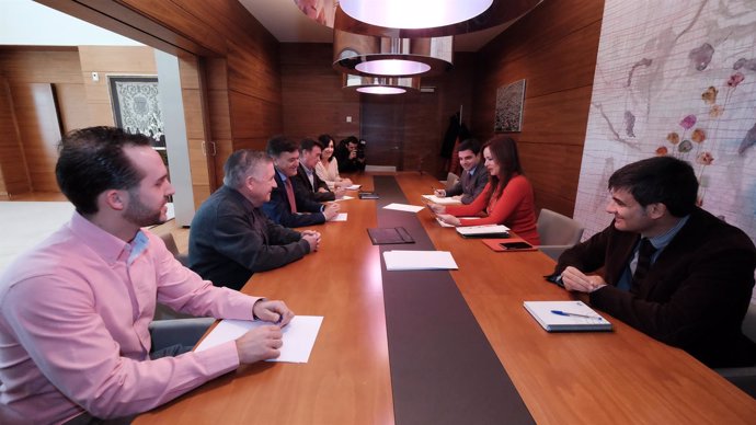 Reunión de la presidenta con instituciones de Segovia