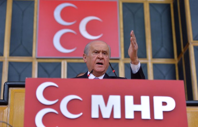 El líder del MHP turco, Devlet Bahceli
