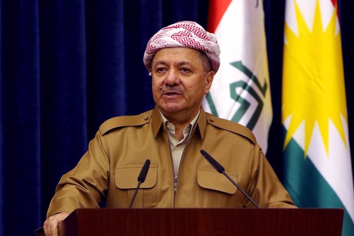 Masud Barzani, presidente del Kurdistán iraquí