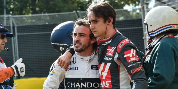 Fernando Alonso Esteban Gutiérrez accidente Australia