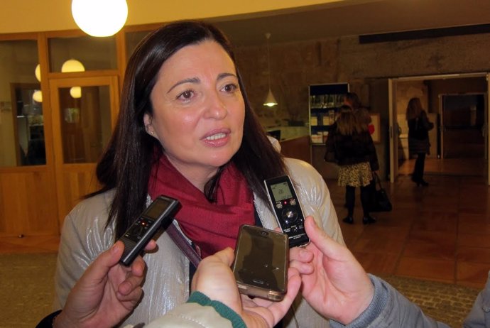 María Dolores Lozano en Salamanca