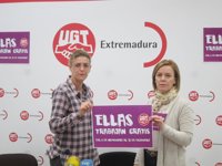 UGT Extremadura califica la brecha salarial de 5.476 euros como "violencia de género"