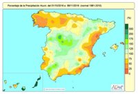 España acumula un 14% menos de lluvias delo normal desde el 1 de octubre al 8 de noviembre