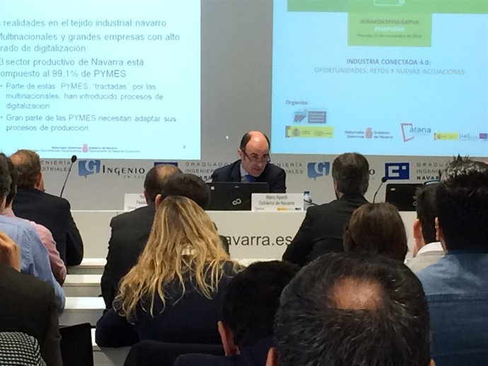 Manu Ayerdi, vicepresidente del Gobierno de Navarra.