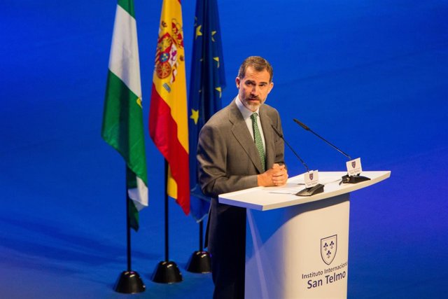 El Rey Felipe VI en la inauguración de la asamblea del Instituto San Telmo