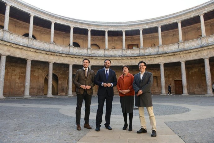Francisco Javier Fernández, en el Palacio de Carlos V