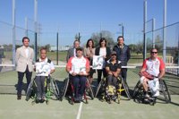 La capital acoge el I Campeonato de España de Pádel en Silla, con las 16 mejores parejas nacionales