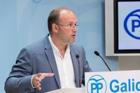 Tellado subraya que su sitio está en el PPdeG, no en el Gobierno, y augura que Feijóo "acertará" con los conselleiros