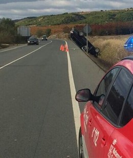 Accidente de tráfico en Funes