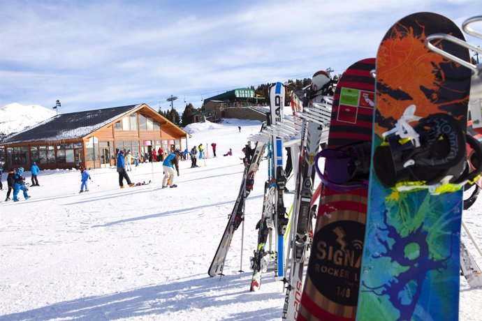 Esquí, Andorra, invierno, Grandvalira, snowboard
