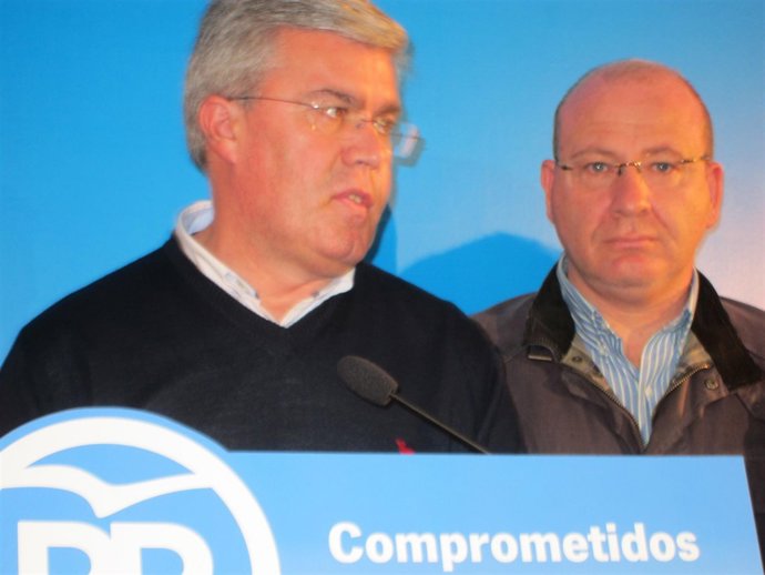 Fernández de Moya y el alcalde de Jaén, Javier Márquez