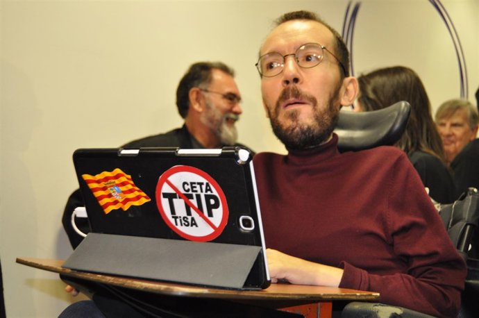 El secretario general de Podemos Aragón, Pablo Echenique.