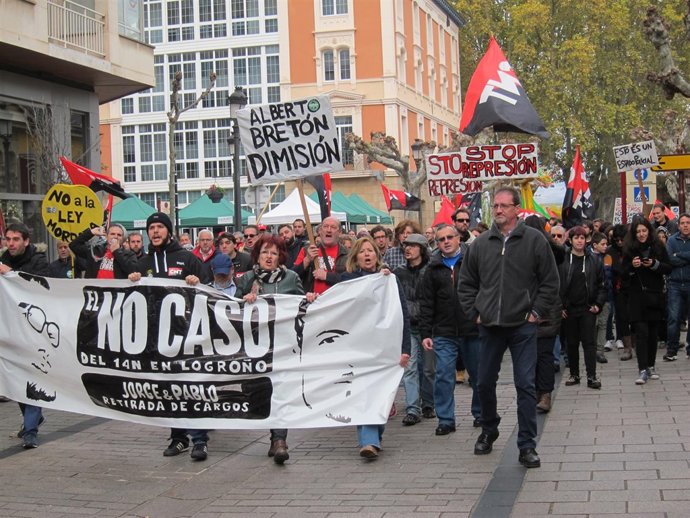 Manifestación STOP Represión La Rioja