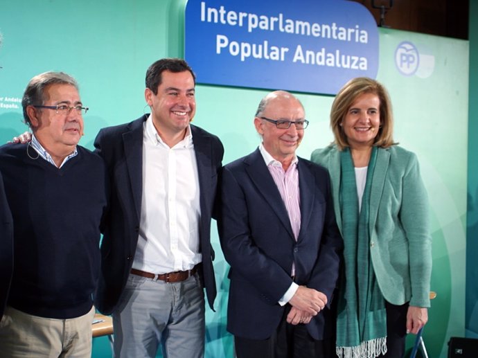 Zoido, Moreno, Montoro y Báñez en la Interparlamentaria del PP-A 