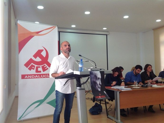 Secretario general del PCA, José Manuel Mariscal