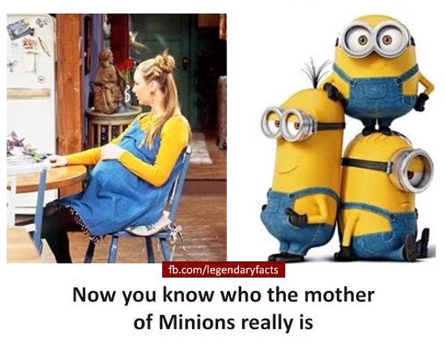 Phoebe (Friends) es la verdadera madre de los Minions