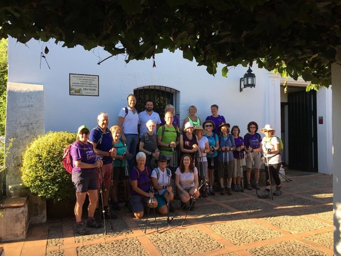 Grupo de Nordic Walking en Huelva