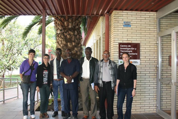 Visita de una delegación de Mauritania al CITA.