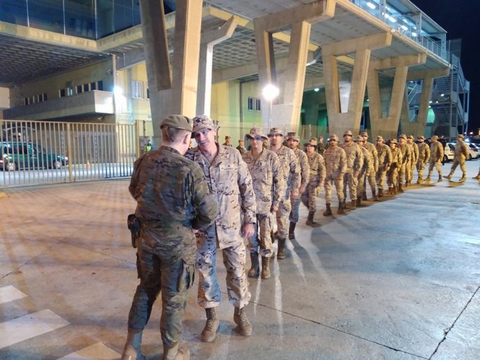Militares parten de Melilla a Irak