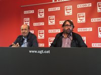 Junqueras aborda este lunes las cuentas con Camil Ros (UGT) y Joan Carles Gallego (CCOO)