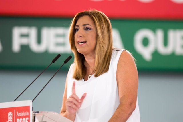 Susana Díaz interviene ante el Comité Director extraordinario del PSOE-A