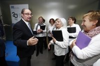 Lambán emplaza "con urgencia" a Podemos e IU a negociar los Presupuestos de 2017