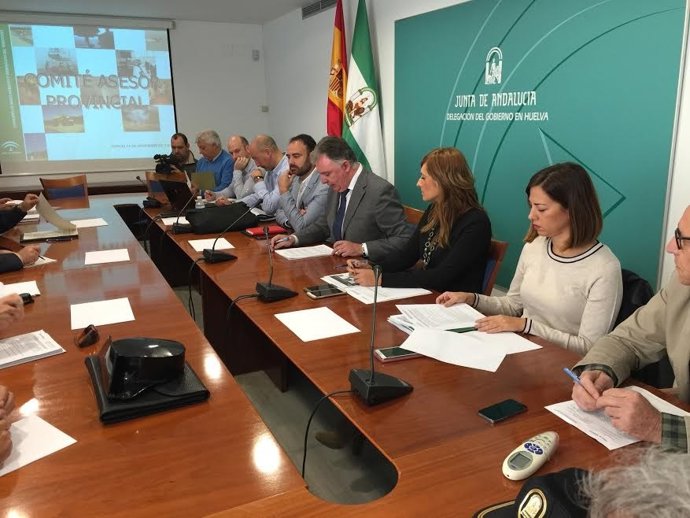 El delegado de la Junta en Huelva, Francisco Romero, ofrece balance de Infoca.