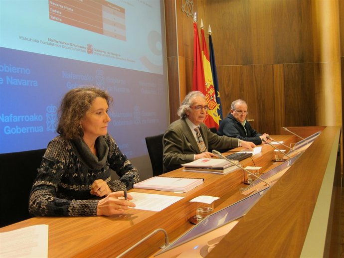 Inés Francés, Patxi Tuñón y Carmelo Ayerra