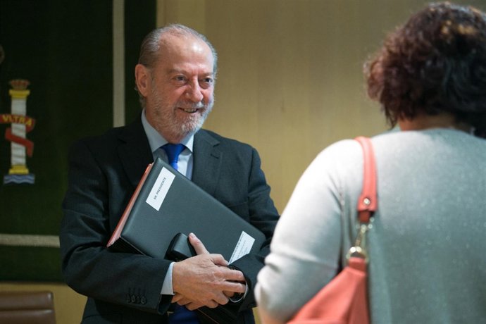 Villalobos durante el pleno.