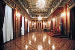 Salón del Trono del Palacio de Navarra.